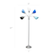 Simple Designs™ 5.6ft. 5-Light Gooseneck Silver Floor Lamp